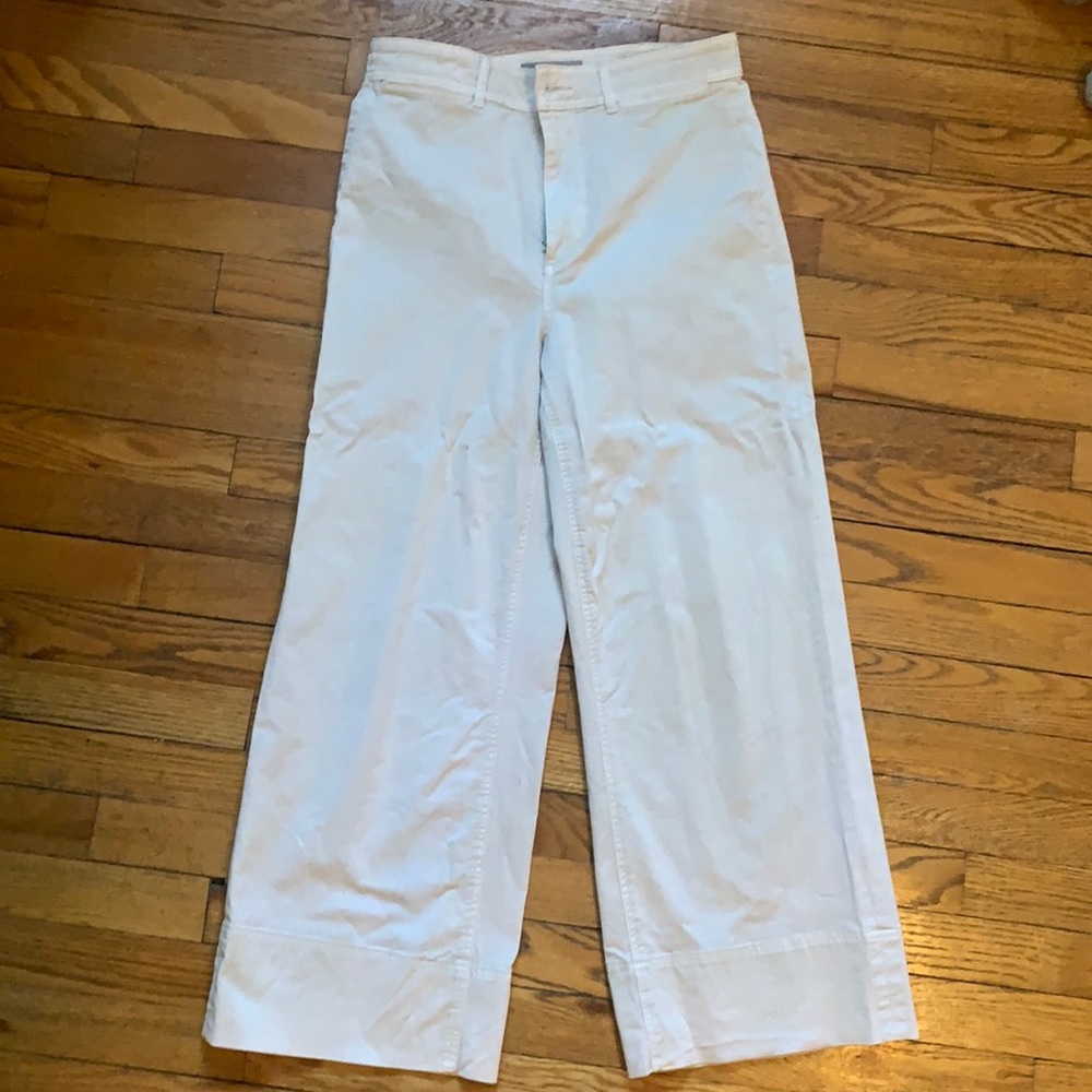 Everlane Wide Leg Cropped Pants